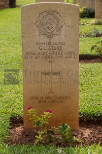 BEIRUT WAR CEMETERY - STONE, GEORGE CHARLES